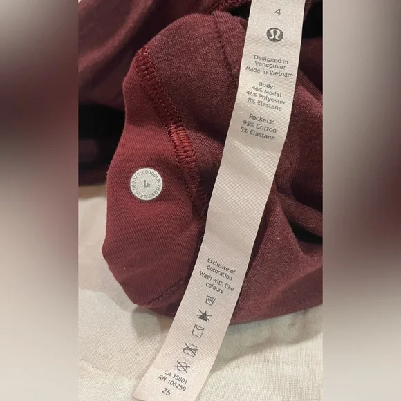 🪆 Lululemon Inner Glow Shorts~Women’s 4~Heathered Savannah~High-Rise~3” inseam - Picture 8 of 8